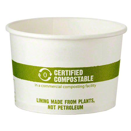 8 oz FSC® Paper Bowl, White 1000/case – Green Alaska Solutions
