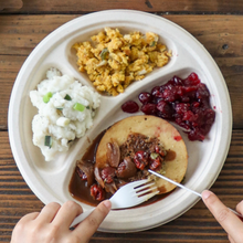 Load image into Gallery viewer, Fiber Brown Plates