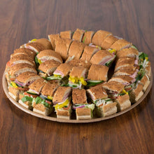 Load image into Gallery viewer, Brown Round Catering Trays