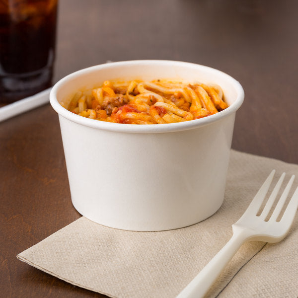 8 oz Eco-Friendly Paper Food Container 1,000/case
