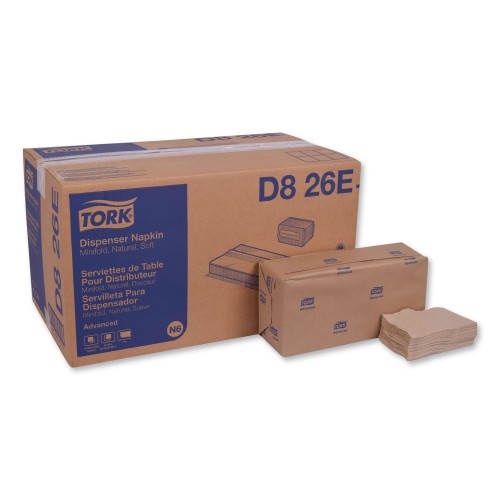 D826E Natural Napkin 12x13 100% Recycled 6,000/case