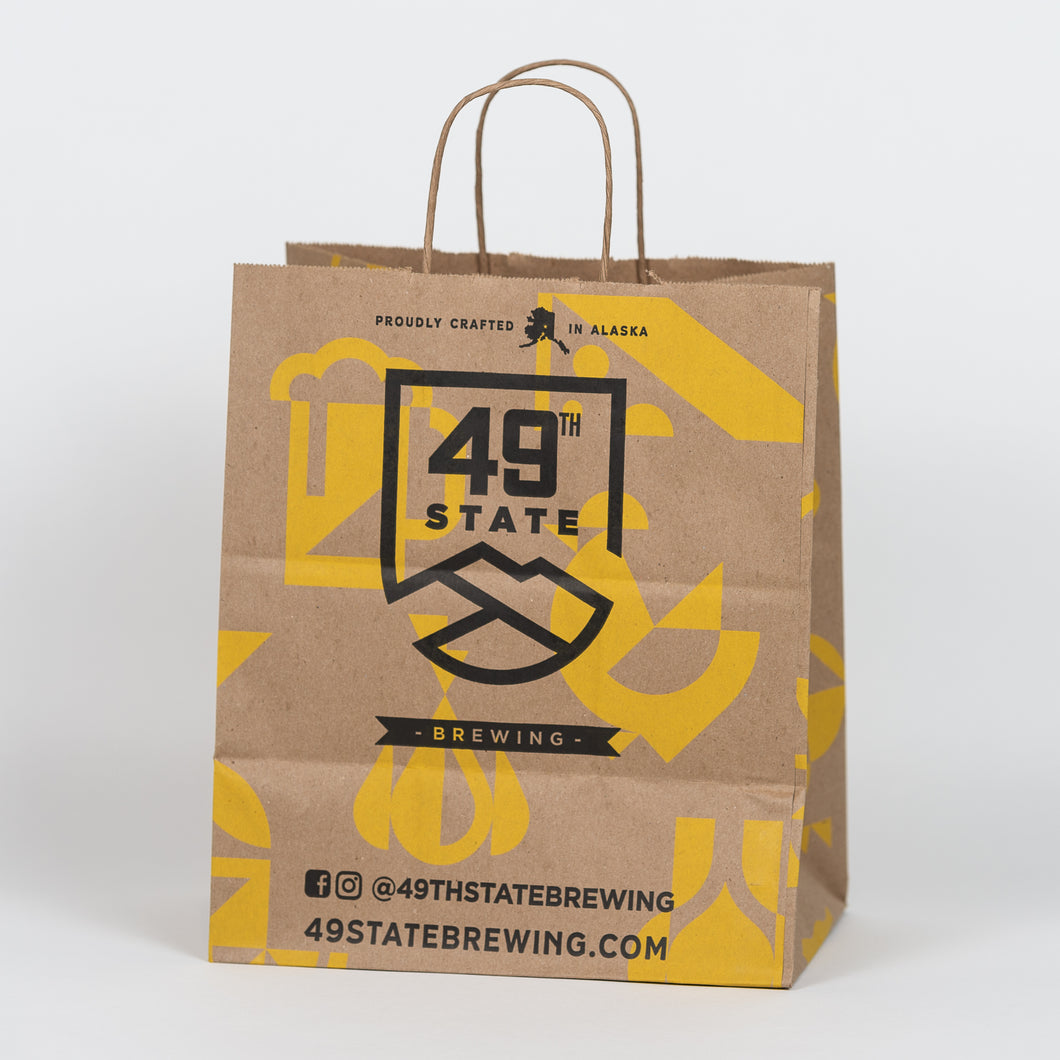 Medium 49th Brewing Bag 10 x 7 x 12 250/case