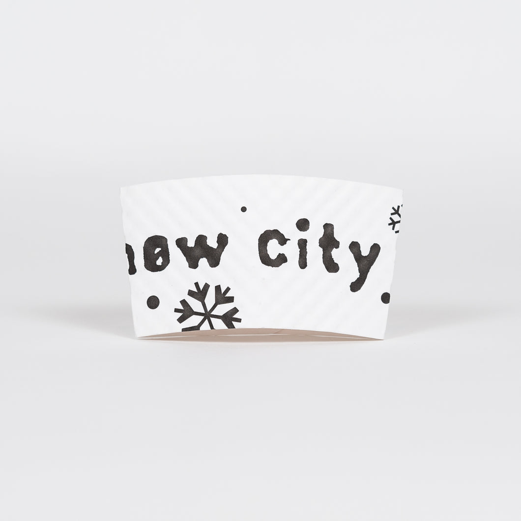 Custom Hot Cup Sleeve for Snow City Cafe 1,300/case