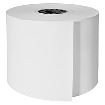 3.13 x 200 ft White Thermal Register Rolls BPA Free